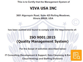 ISO 9001-2015 Certification