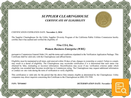 Supplier Clearinghouse WBE