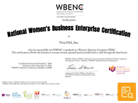 WBENC WBE Certificate