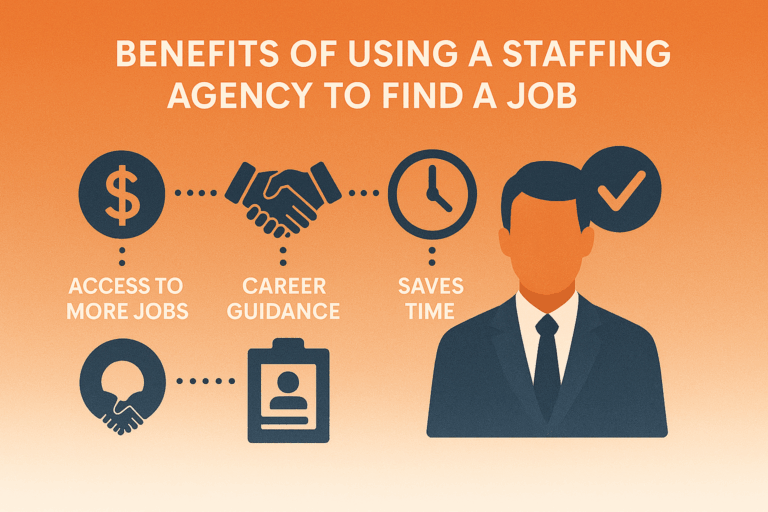 Top Benefits of Using a Staffing Agency to Find a Job